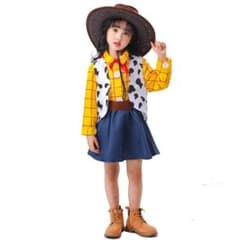 コスプレ 衣装 コスプレ ハロウィン トイストーリー ウッディ 女の子用 カウガのサムネイル