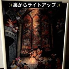 ディズニー ジグソーパズル ウェディング ステンドグラス風⭐︎夜ライトアップ最高