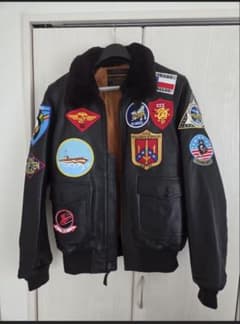 Houston G-1 ブラック フライトジャケット TOPGUN トップガンのサムネイル
