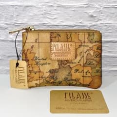 新品】プリマクラッセ 地図柄 フラットポーチ コインケース - メルカリ