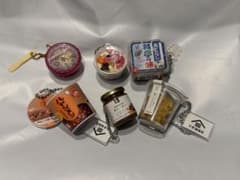 食品ミニチュア キーホルダー 6点セット ガチャガチャのサムネイル