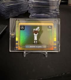 Topps デビッド・アラバ サッカーカード 50シリ　8bitのサムネイル
