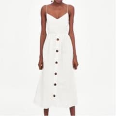 〈未使用〉バックリボン　ロングワンピース