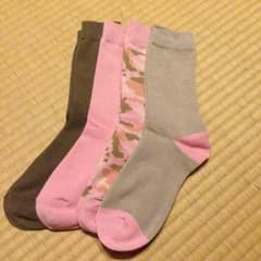 【メール便廃止セール！】くつした 4足400円のサムネイル