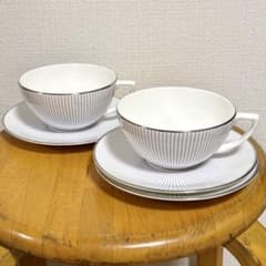 ウェッジウッド ジャスパーコンラン ピンストライプ ストライプ カップ 