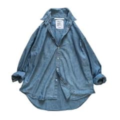 名品 フレームワーク タンガリーシャツ デニムシャツ 日本製 ゆったり