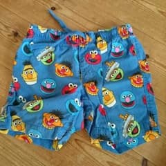 セサミストリート エルモ ハーフパンツ 90 ブルーのサムネイル