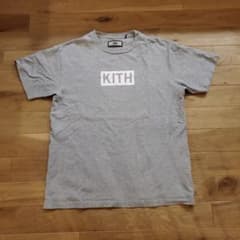 KITH ボックスロゴ Tシャツ グレー Lサイズのサムネイル