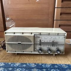真空管ラジオ 日立製作所 HITACHI エーダ S-552（ホワイト） - メルカリ