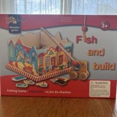Chelona Fish and build 木製パズル 知育玩具のサムネイル