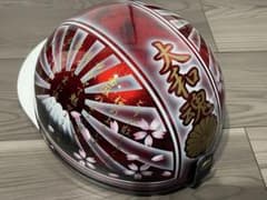 短歌 桜 富士日章 コルク半 ヘルメット - メルカリ