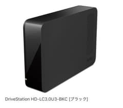 BUFFALO 外付けHDD HD-LC3.0U3-BKC - メルカリ