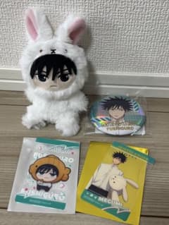 呪術廻戦 伏黒恵 gigo限定 ぬいぐるみ 缶バッジ　特典カードのサムネイル