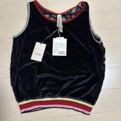 ICONIC ブラック ノースリーブ トップス 42のサムネイル