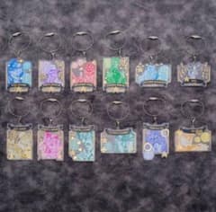 ジョジョワールド ワイヤーキーホルダー Vol.2 全12種コンプ セット