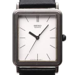 希少 SEIKO タンク型 メンズ 腕時計 80s ヴィンテージ 新品ベルト