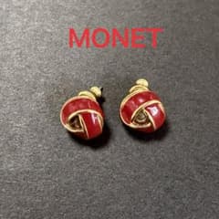 超メルカリ市値下げ！MONET モネ　ツイストノット ヴィンテージピアスのサムネイル