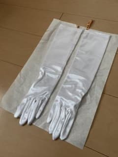ウェディング グローブ 白【クリーニング済み】のサムネイル