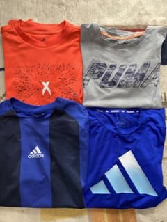 adidas PUMA Tシャツ　4枚セット　140.150のサムネイル