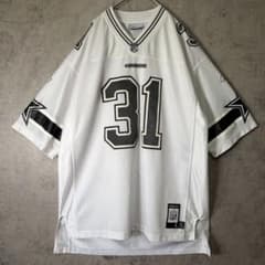 希少カラー NFL ダラス カウボーイズ ゲームシャツ Reebok 白黒 - メルカリ