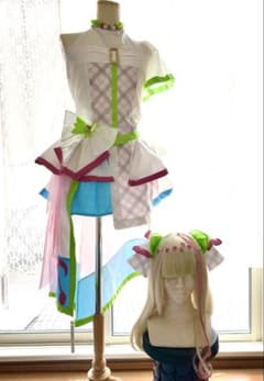 キミプリ/プリキュア/キュアズキューン/コスプレ衣装 ウィッグ付き
