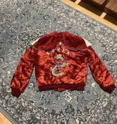 希少】80s コリアンジャケット コリジャン スーベニアジャケット 別珍