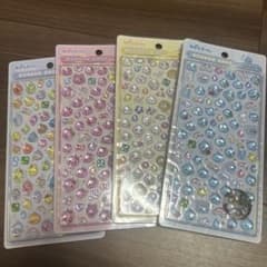 プ*L様 ボンボンドロップシール 4枚セット しずくちゃん ミニのサムネイル