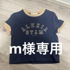 ALEXIA STAM ネイビー Tシャツ Mのサムネイル