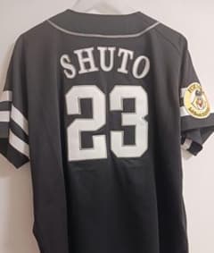 福岡ソフトバンクホークス 周東佑京 ビジターレプリカユニフォーム 背