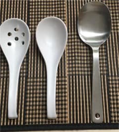 取り分けスプーン（無印良品）と鍋用レンゲのサムネイル