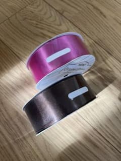 HEIKO original ribbon ピンク　ブラウンのサムネイル