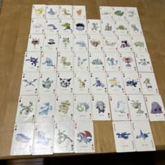 d*7様 【ジャンク品】当時物 ポケモントランプ サファイア（欠品あり♠️2）のサムネイル