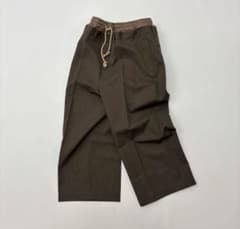 ミ*ル様 refomed FRESHMANWOOL PANTS BROWN RE - メルカリ