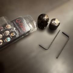 Q-Parts スカルデザイン コントロールノブ 2個セット