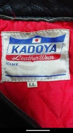 KADOYAの旧タグビンテージライダースジャケットのサムネイル
