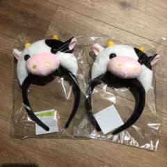 牛　カチューシャ　2個セット　新品未開封のサムネイル