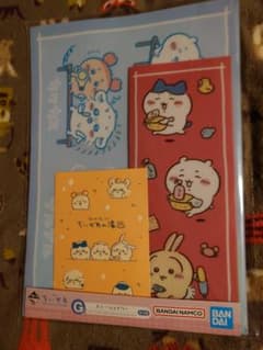 이치 반 쿠지 왠지 먼지 치이카와노유 G상 문구 클리어 파일
