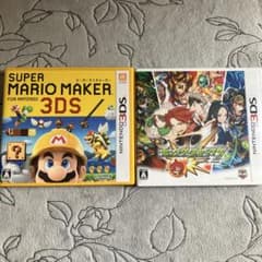 ニンテンドー3dsカセットスーパーマリオメーカー&モンスターストライクのサムネイル