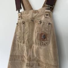 A*N様 Carhartt ダブルニー オーバーオール ブラウン w50 激太 Carhartt ダブルニー オーバーオール ブラウン w50 激太 - メルカリ