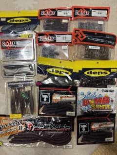 バス釣り引退ワームセットのサムネイル