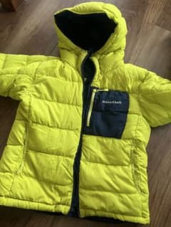 mont-bell リバーシブル ダウンコート イエロー/ネイビー 150 - メルカリ