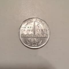 ド*ン様 カナダ 5セント 硬貨 1951年 ジョージ6世 - メルカリ