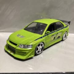 Fast & Furious 三菱ランサーエボリューションVII 1/24 Jada – Brian's Mitsubishi Lancer Evolution VII -1:24 Fast