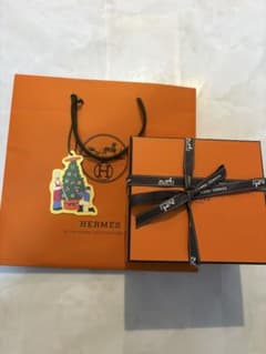 HERMES オレンジショップ袋とギフトボックス - メルカリ