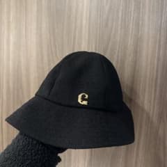 ca4la バケットハット 黒 C刺繍のサムネイル
