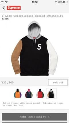 supreme19ss パーカーのサムネイル