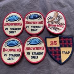 BROWNING ワッペン 6枚セット クレー射撃のサムネイル