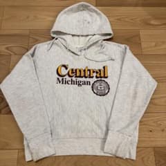 Champion リバースウィーブ カレッジパーカー クロップド丈 青単タグ Lのサムネイル
