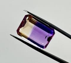 天然アメトリン ルース バイカラー - メルカリ