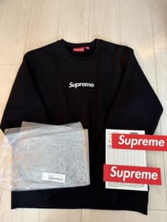 納品書原本付】18AW Supreme Box Logo Crewneck - メルカリ